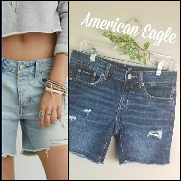 AMERICAN EAGLE Distressed Jean Shorts! - Picture 2 of 8